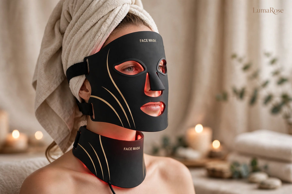 LumaRose 7-Color LED Face & Neck Mask